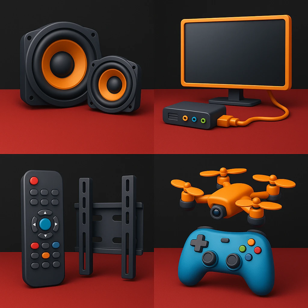 Eletrônicos, Áudio e Vídeo